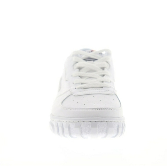 ELLESSE TANKER LO 6-13670 MENS WHITE LEATHER LOW TOP LIFESTYLE SNEAKERS … - Picture 6 of 9